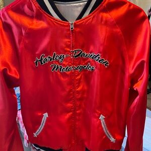 Harley Davidson reversible Bomber jacket. Size S